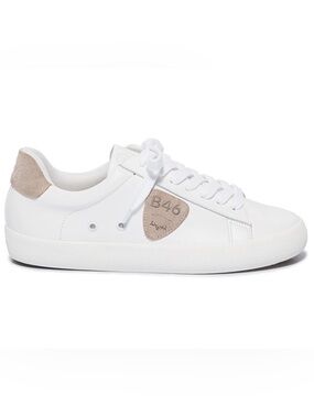 Bernardo Tatum Leather Logo Sneakers Low-Top Sneakers B46 Size 9.5